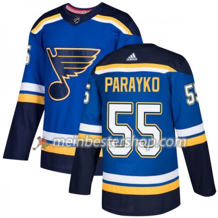 St. Louis Blues Colton Parayko 55 Adidas 2017-2018 Blau Trikot Authentic - Herren